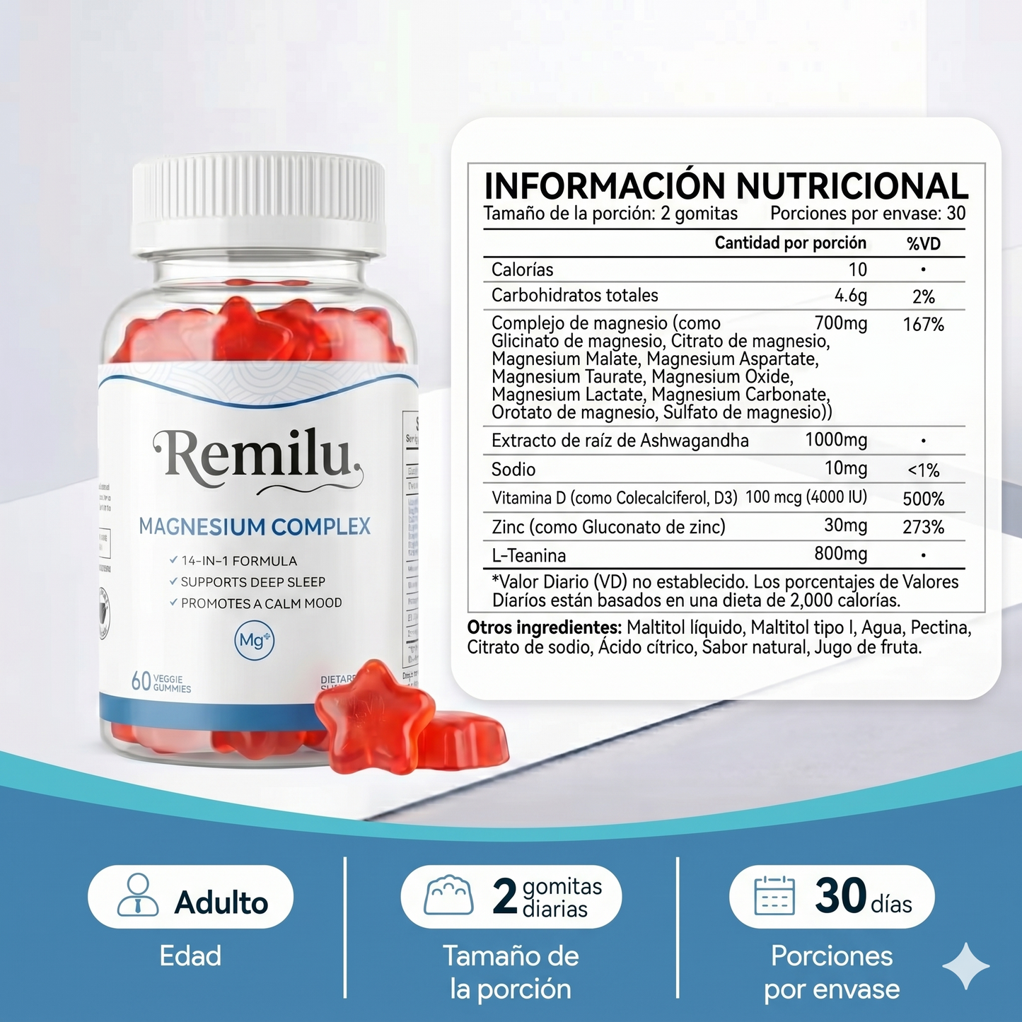 Remilu Magnesium Complex Gummies